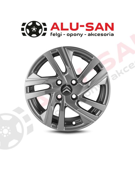 Oryginalne Alufelgi 16" CITROEN C3 C4 do 2025 4x108 Grafit Połysk