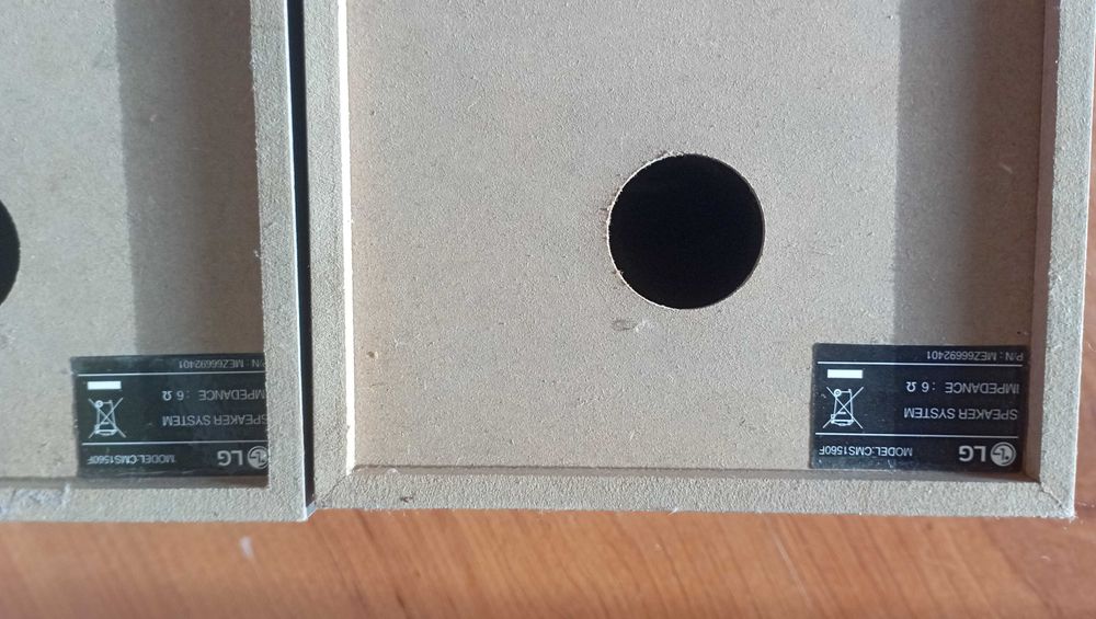 Colunas LG para aparelhagem