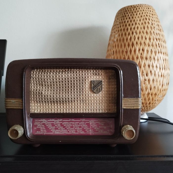 Coluna / Radio antigo bluetooth Normende