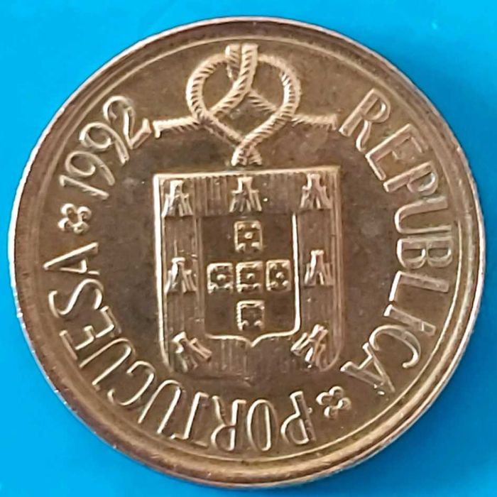 1$00 Coin of the Portuguese Republic, 1992