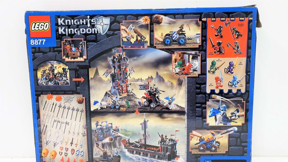 LEGO Castle LEGO Knights' Kingdom 8877 - Mroczna forteca Vladka Gdynia ...