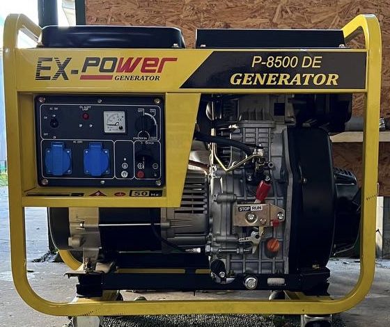 Генератор дизельный Ex-power P-8500 DE 5,5-6,5 кВт
