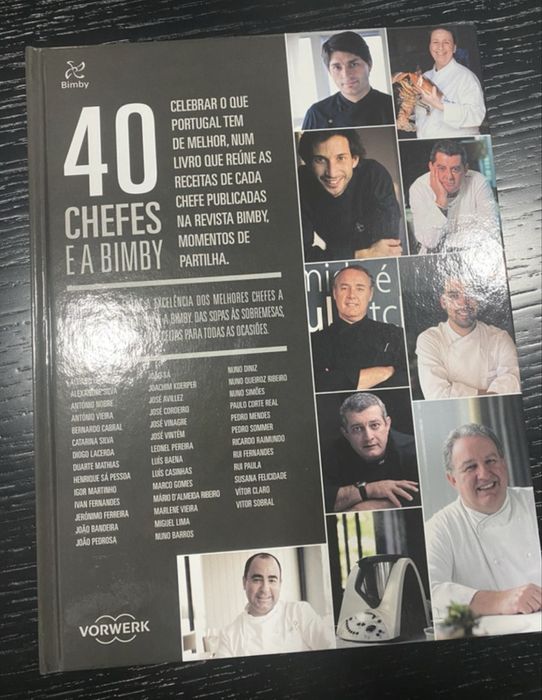 Vendo Livro 40 Chefes e a Bimby
