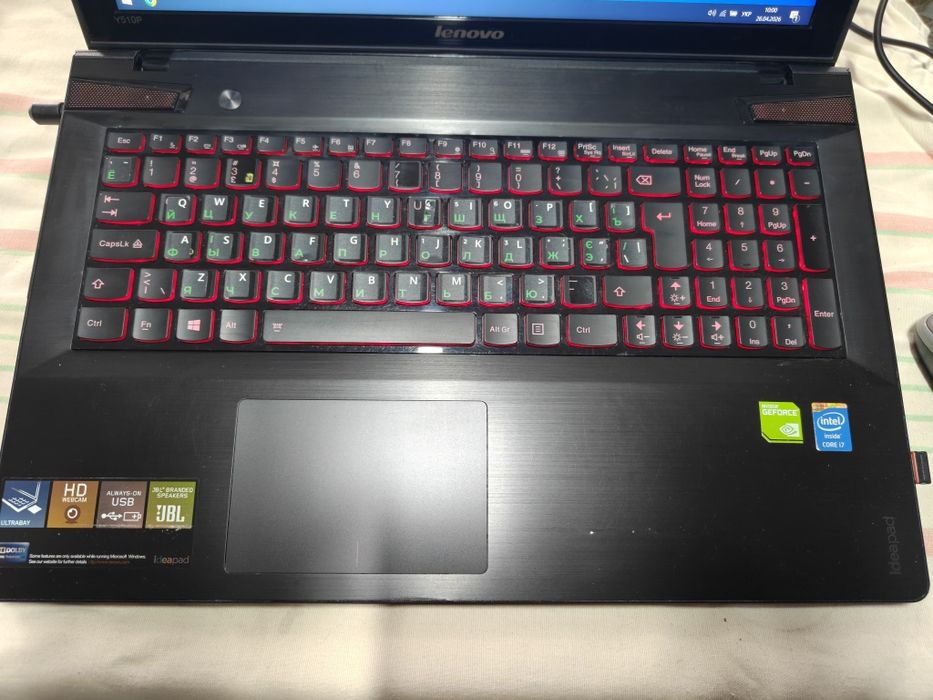 Ігровий ноутбук LENOVO Y510P i7 4700,nvidia  gt 755m sli, 16озу, 512 ssd