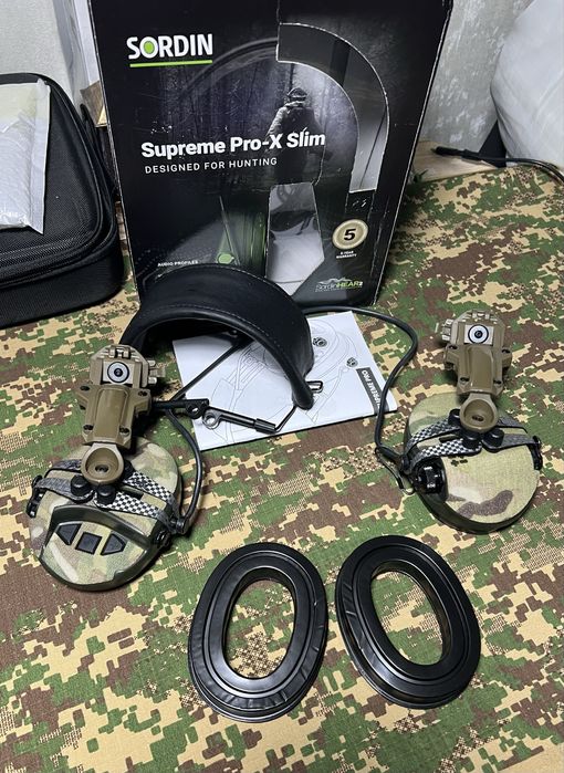 Активні Навушники Sordin Supreme Pro-X + Кріплення AXL карбон ТОП‼️