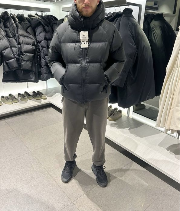 Чоловічий пуховик zara S