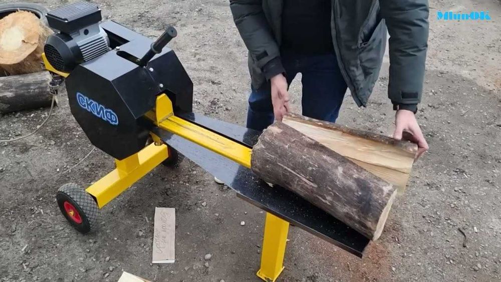 Дровокол рейковий кінетичний, колун. Від мережі 220/380 В.