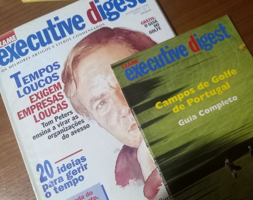 Tom Peters na n° 1 da Executive Digest 1994
