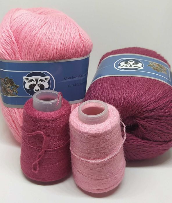 Розпродаж! "Пух норки" пряжа для в'язання в асортименті