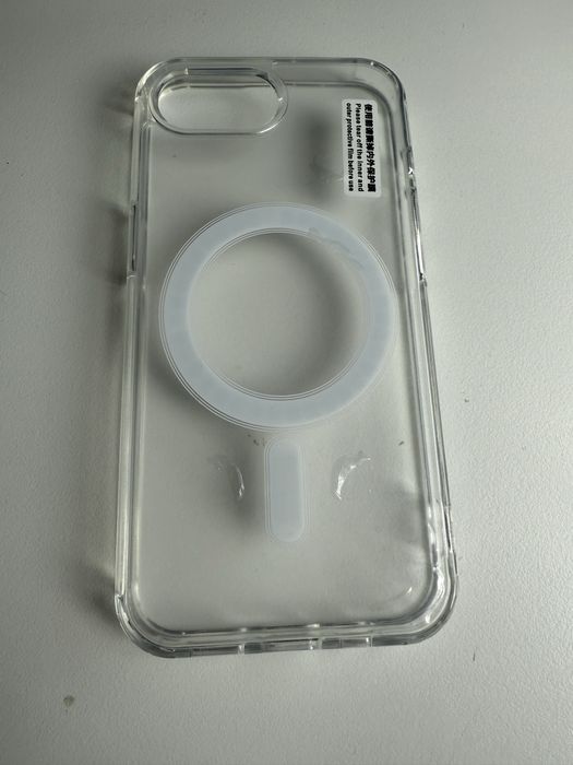 Obudowa magnetyczna etui do Iphone 16e przezroczysta