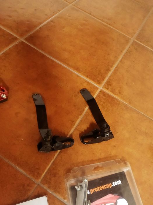 Material acessórios, suporte matricula escape Honda cbr 600 RR CRF 450