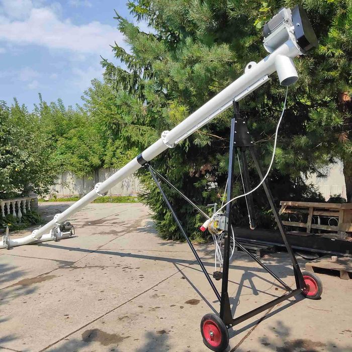 Шнековий навантажувач з протравлювачем Ø159мм*8м*380В - ЛІДЕР ПРОДАЖУ!