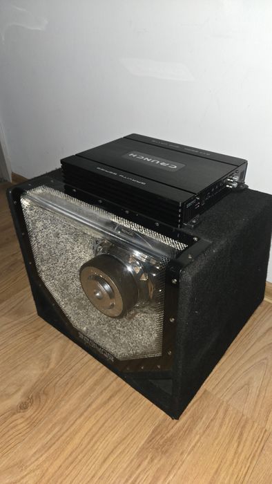 Wzmacniacz samochodowy Crunch GTX 2600. 600rms I subwoofer crunch 400