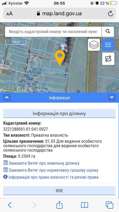 Продам ділянку с.Русанів