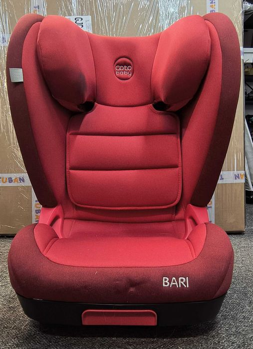 Fotelik samochodowy Coto Baby Bari 15-36 kg | Czerwony | Isofix | Stan Dobry