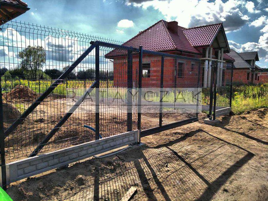 Panel siatkowy ogrodzeniowy Panele systemowe Ogrodzenie Panelowe 1,23m