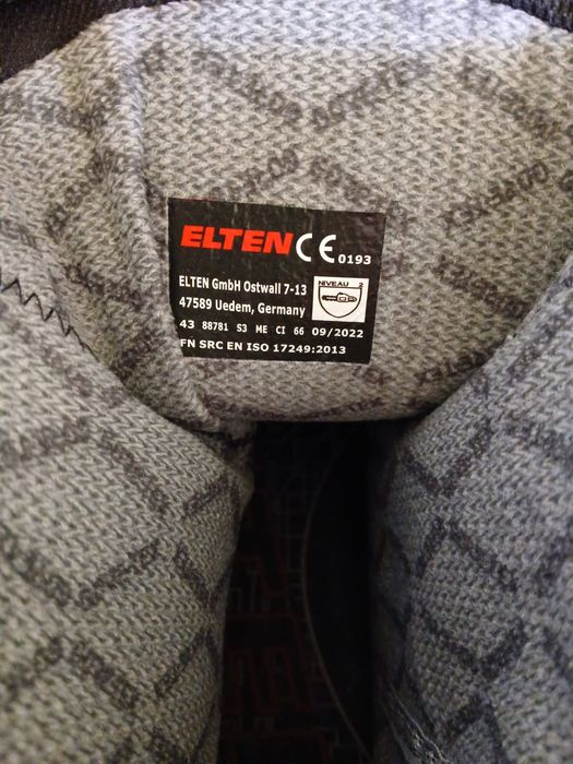 Buty Robocze Zimowe Elten Gore-Tex Również dla Pilarzy roz43
