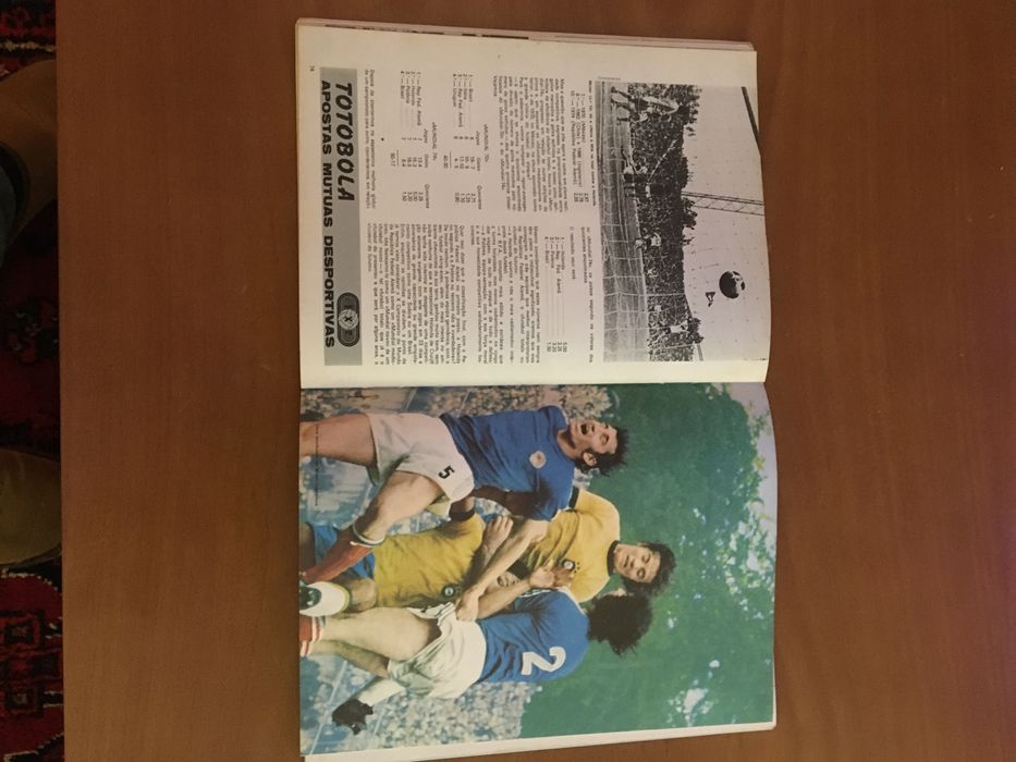 Livro de futebol do ano 1974