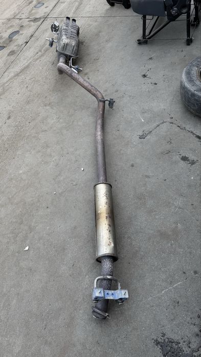 Linha de escape completa Peugeot 1.6 turbo gasolina ano 06/12