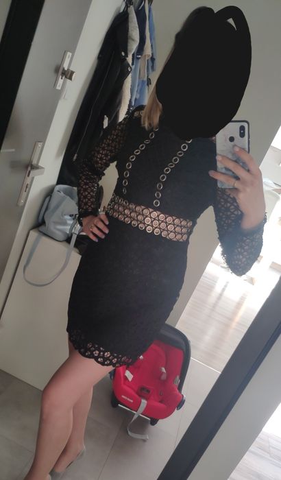 Sukienka mini czarna