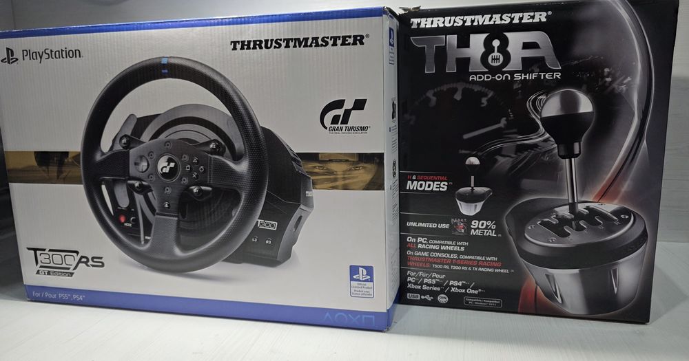 **Zestaw Thrustmaster T300 RS GT Edition + Skrzynia biegów TH8A+Kokpit Next Level Racing GT Lite | Gwarancja- Stówka Grudziądz **