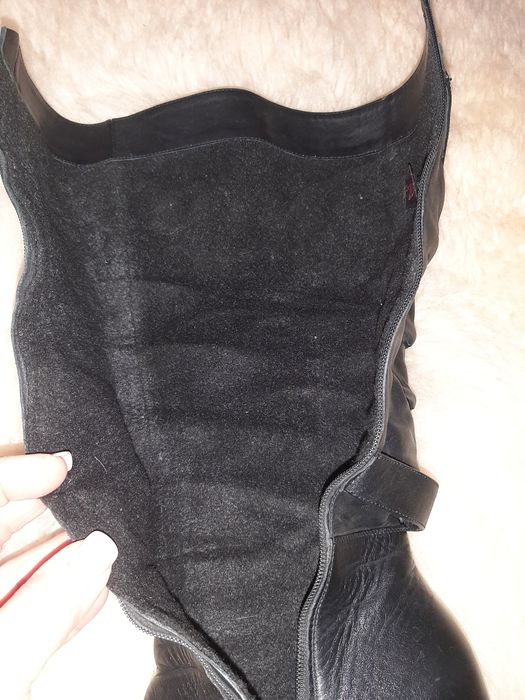 Сапожки осінні, шкіряні ,жіночі, сапоги женские,осенние 40 р.  26-26.5