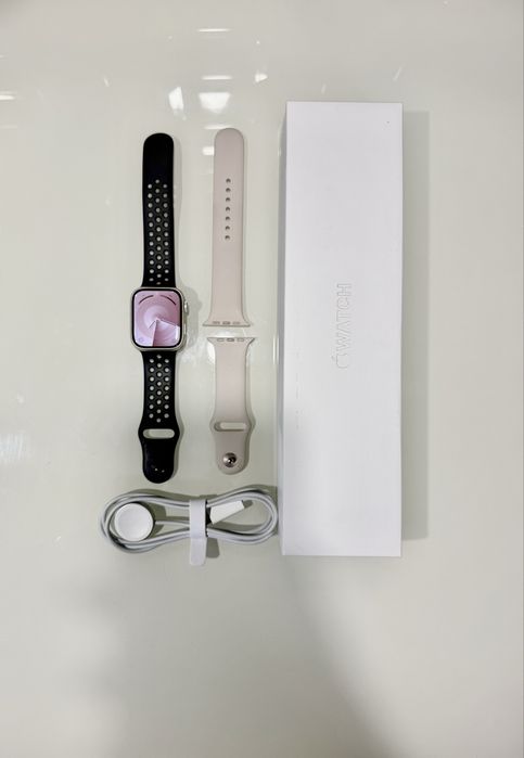 Apple watch 8 45mm, apple watch 8 Starlight Aluminum Case, series 8