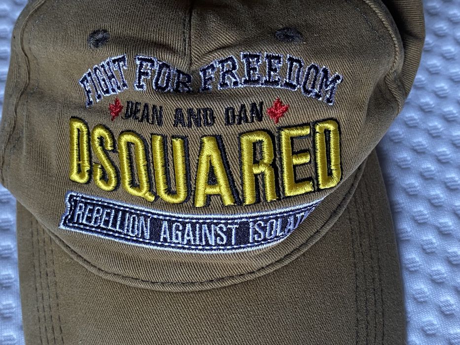Czapka Dsquared2 khaki zgniłozielona uni