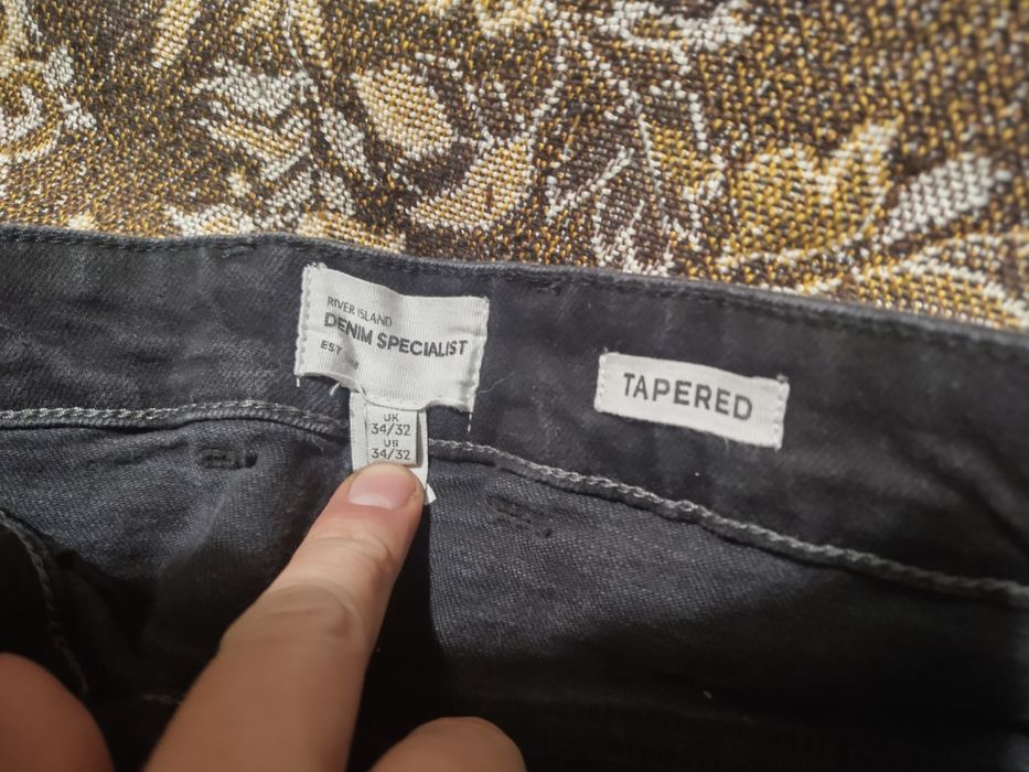 Джинси чоловічі river island ідеальний стан, розмір L (50)