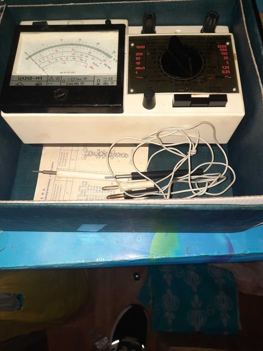 Прибор электроизмерительный многофункциональный, тестер Ц4353.