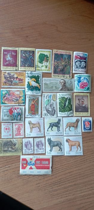 Марки СССР разные темы