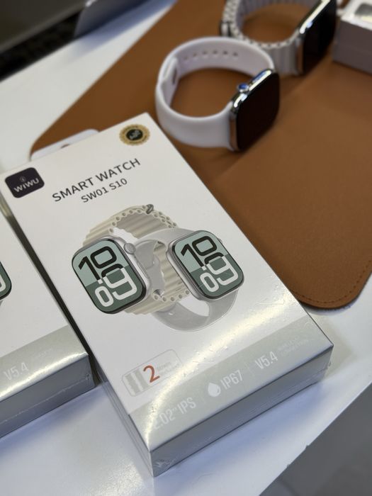 Watch 10 Подарунок на 14 новий Wiwu колір біла сталь гарантія 1 рік