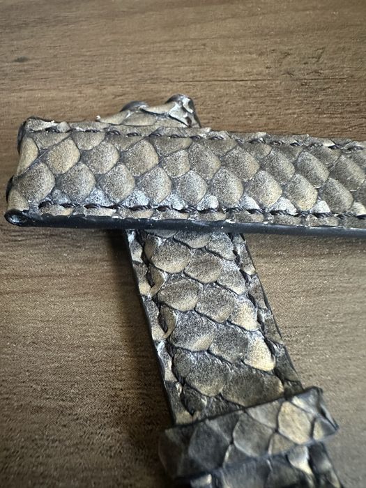 Ремінець до годинника із кожі пітона