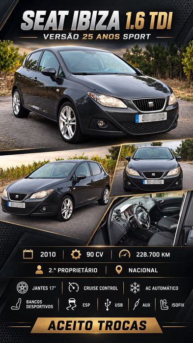 Seat ibiza 6J 1.6 90cv