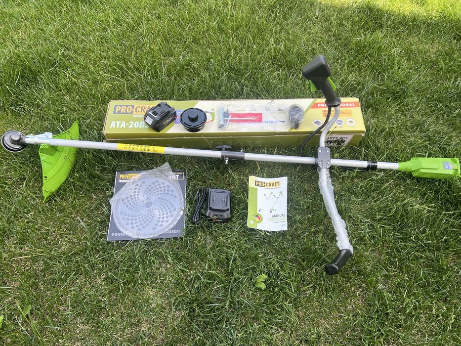 Акумуляторна електрокоса Procraft ATA-20BS Brushless Безщіткова