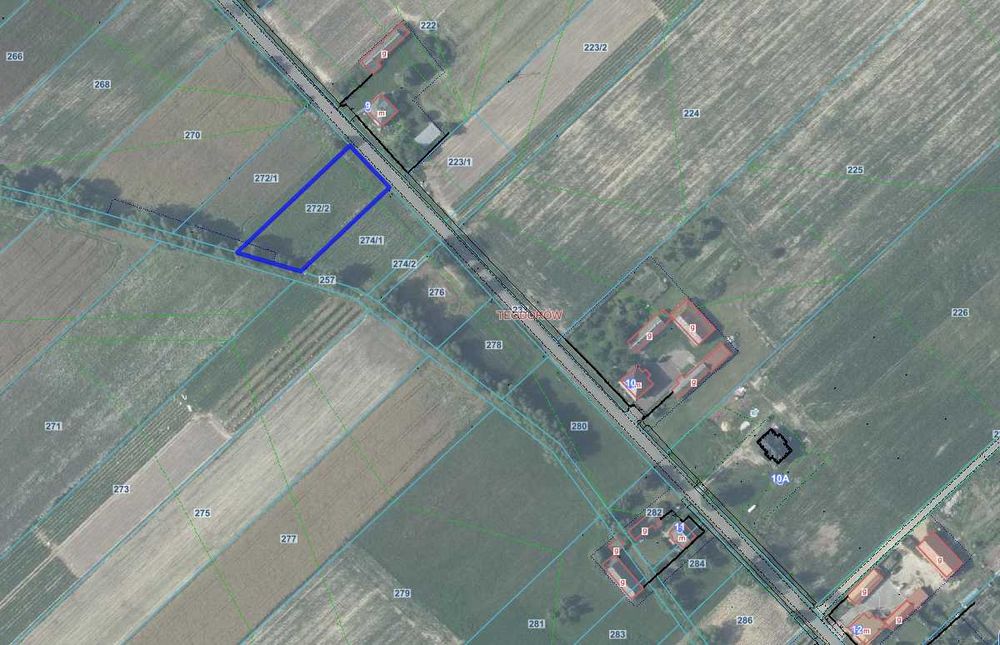 Działka budowlana z WZ (pow. 1761m2)m. Helenów gmina Policzna (16km - Puławy)