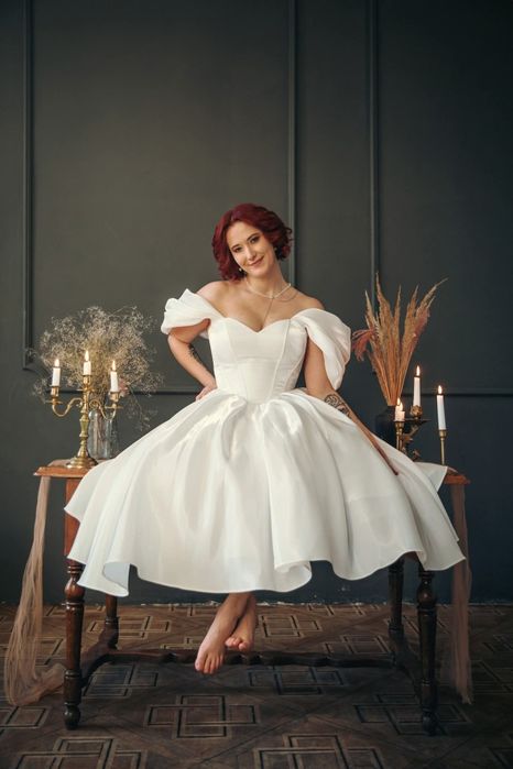 Сукня Sirak Gabriella (після хімчистки!. Для військової знижка! Вечірня випускна сукня, біла пишна весільна сукня, казкова весільна сукня з корсетом