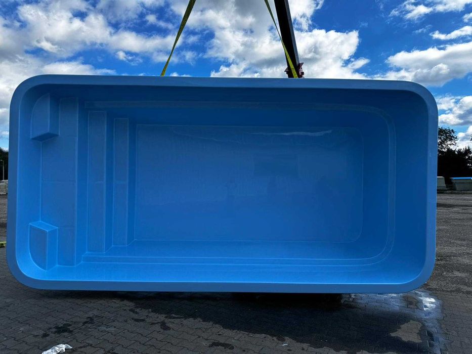 MEGA PROMOCJA, Basen poliestrowy SARAGOSSA 6 X 3X X1,5 z osprzętem !!