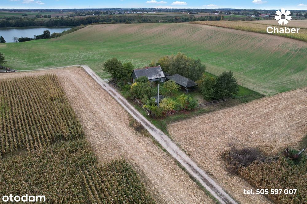 Siedlisko na sprzedaż – działka 4200 m², z widokiem na jezioro