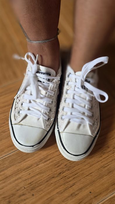 Tenis all star em renda tam 37