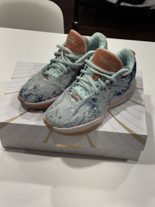 Nike LeBron XXI 'Aragonite' Basketball Shoe - Jade Ice Terra Blush