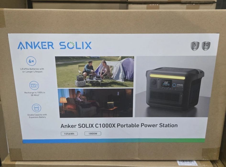 В наявності Anker Solix C1000X електростанція