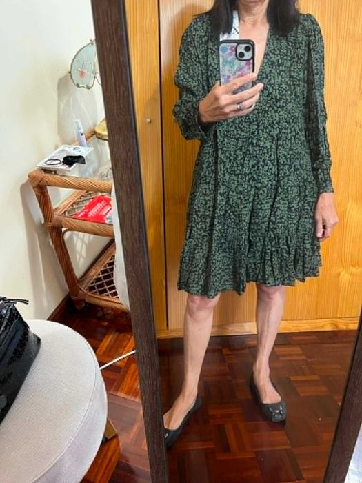 Vestido Zara animal print
