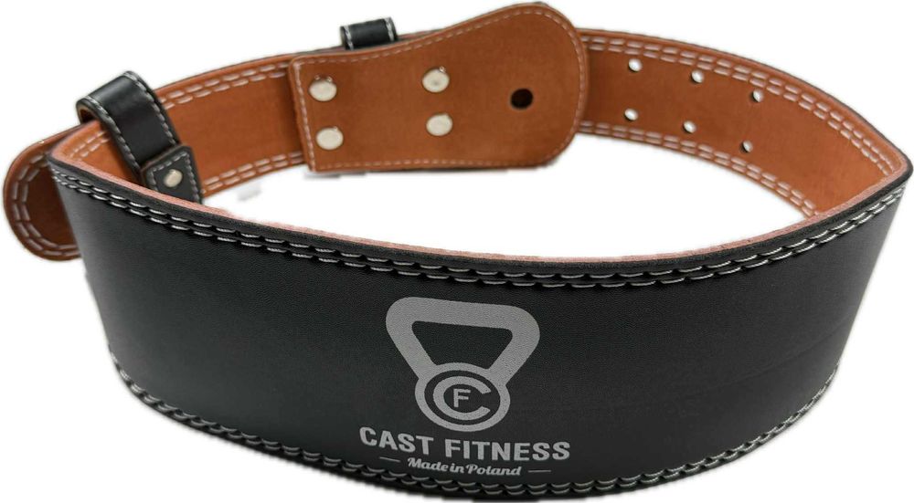 Pas kulturystyczny skórzany Cast Fitness – mocne wsparcie dla pleców