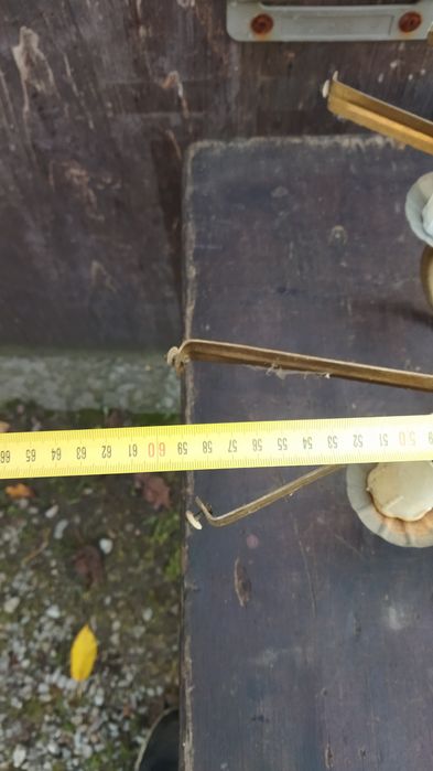 Żyrandol Mosiężny PRL