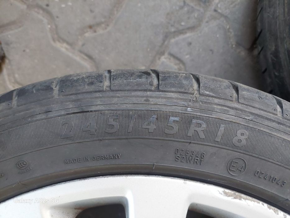 Jantes Opel R18 Com Pneus 245/45 Furação 5X120