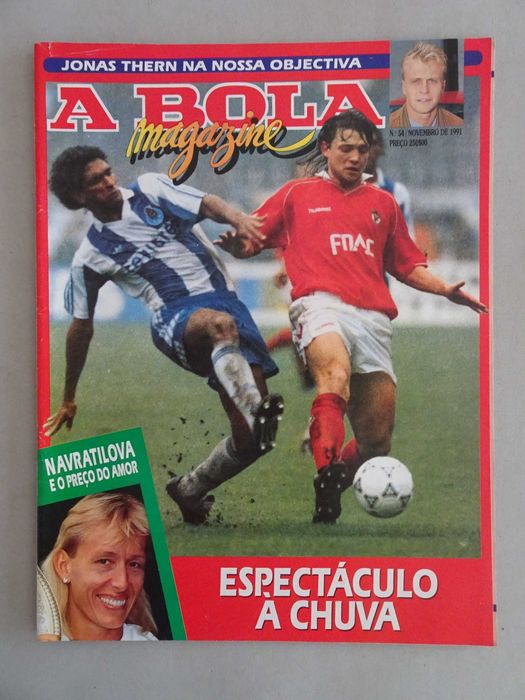 Revista A Bola Magazine nº 54 - 1991