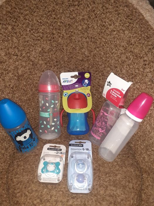 Пляшечки, поїлки, соски