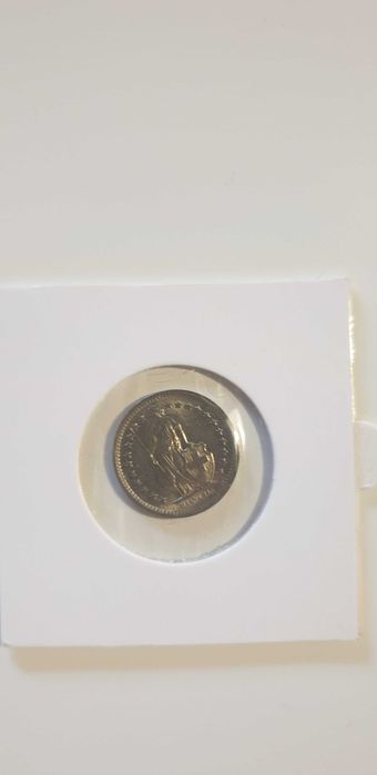 1/2 Swiss Franc Coin 1969