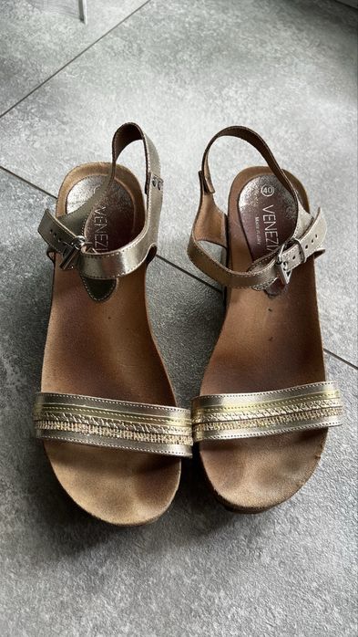 Sandalki damskie 40 Venezia vera pelle